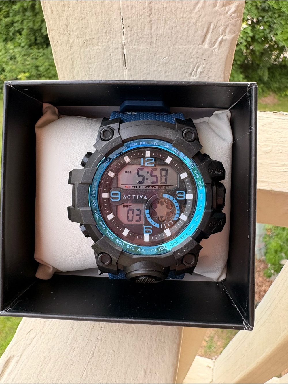 Activa Men's Digital Sport Watch - Blue/Black